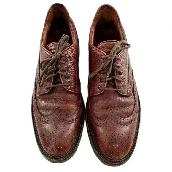 Rag and bone Spencer shoe sz 42 9 brown Italian leather wingtip oxfords Academia - Picture 1 of 14